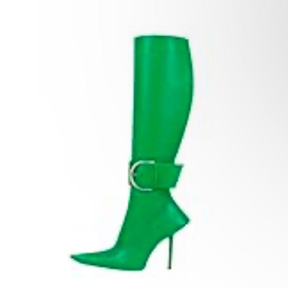 Free Shipping-Huhren Sexy Stiletto Pointed Toe Boot,